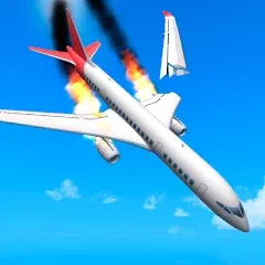 Взлом Plane Crash: Flight Simulator (Плейн Краш)  [МОД Бесконечные монеты] - последняя версия apk на Андроид