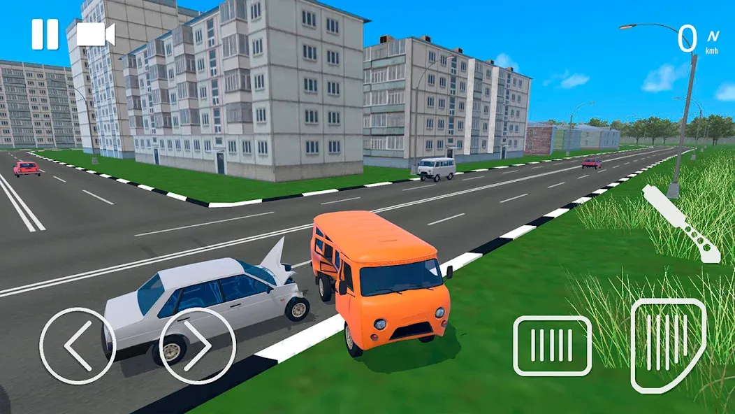 Russian Car Crash Simulator (Рашн Кар Краш Симулятор)  [МОД Unlocked] Screenshot 4