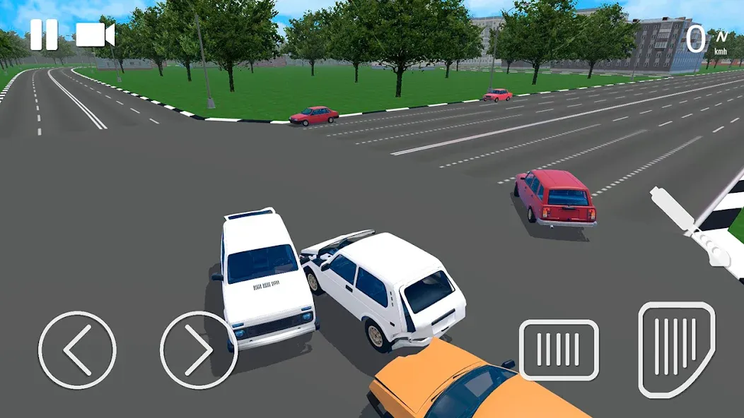 Russian Car Crash Simulator (Рашн Кар Краш Симулятор)  [МОД Unlocked] Screenshot 5