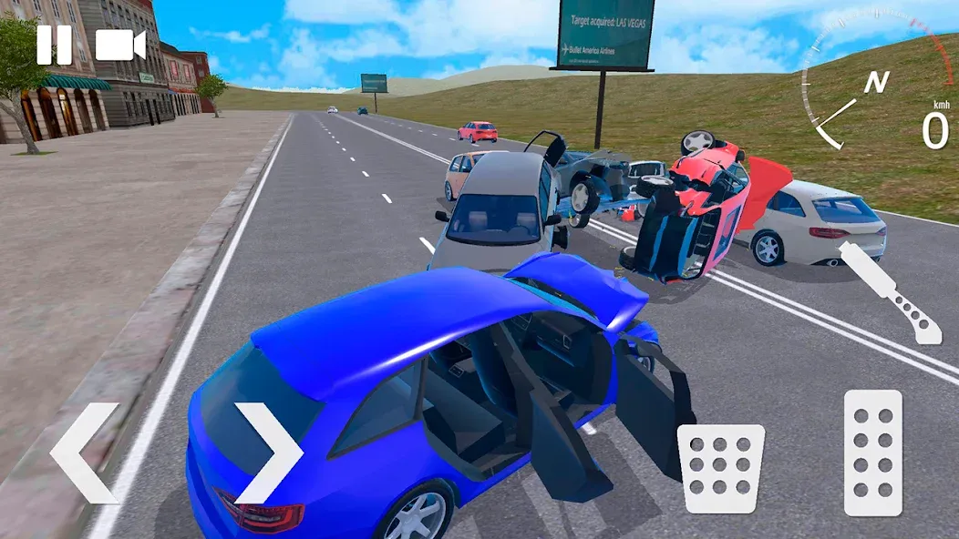 Traffic Crashes Car Crash (Трафик Краш Кар Краш)  [МОД Бесконечные монеты] Screenshot 2