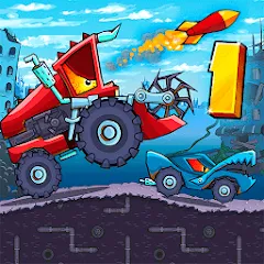 Скачать взлом Car Eats Car - Apocalypse Race (Кар Итс Кар)  [МОД Unlimited Money] - стабильная версия apk на Андроид