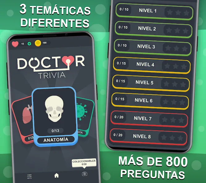 Doctor Trivia - Quiz Medicina (Доктор Тривия)  [МОД Unlimited Money] Screenshot 2