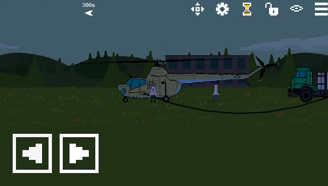 Pixel Helicopter Simulator (Пиксельный симулятор вертолета)  [МОД Бесконечные монеты] Screenshot 5