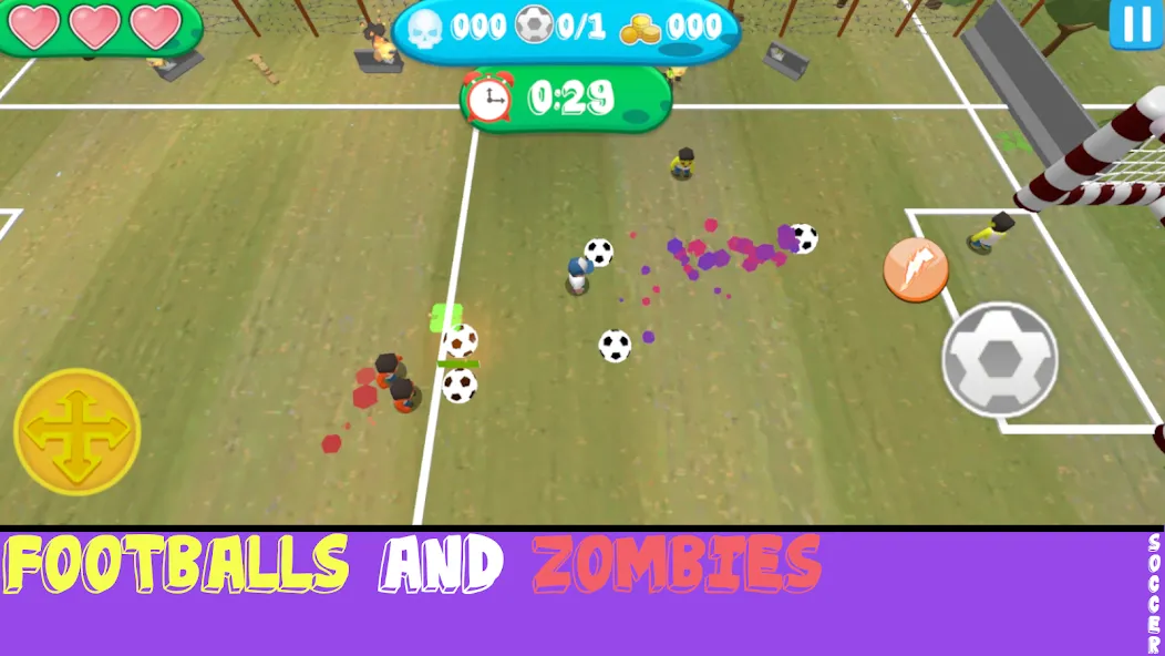 Soccer Apocalypse Survival (Соккер Апокалипсис Сурвивал)  [МОД Бесконечные деньги] Screenshot 4