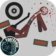 Скачать взлом Stickman Dismounting (тикман Дисмаунтинг)  [МОД Mega Pack] - полная версия apk на Андроид