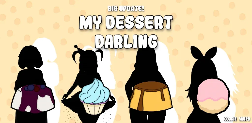 Cookie Waifu: Dessert Darling (Куки Вайфу)  [МОД Mega Pack] Screenshot 1