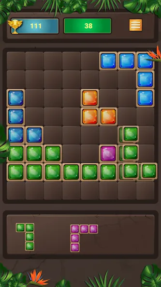 Block Puzzle (Блокголоволомка)  [МОД Unlimited Money] Screenshot 1