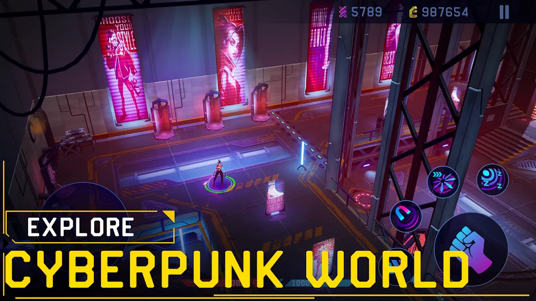 Rush Angel - Cyberpunk RPG (Раш Энджел)  [МОД Бесконечные деньги] Screenshot 3