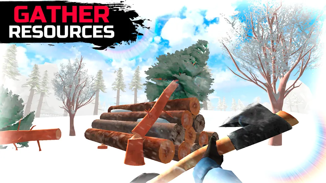 WinterCraft: Survival Forest (ВинтерКрафт)  [МОД Unlocked] Screenshot 4