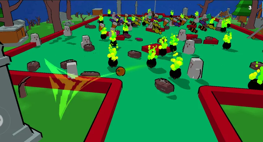 MiniGolf Madness: Halloween (МиниГольф безумие)  [МОД Много денег] Screenshot 2