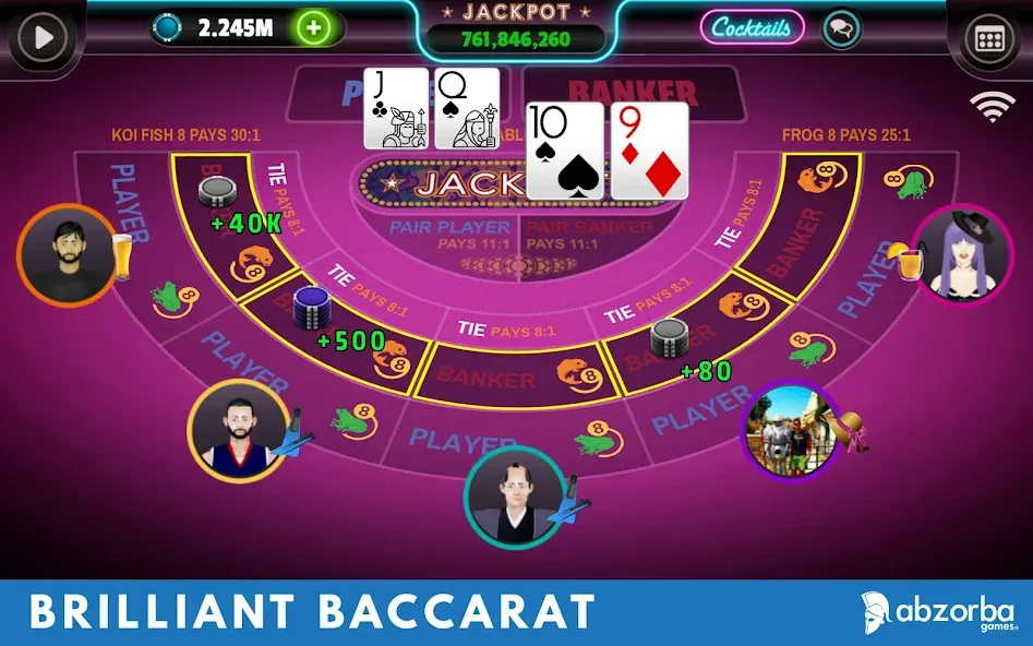 Baccarat (Баккара)  [МОД Бесконечные деньги] Screenshot 1