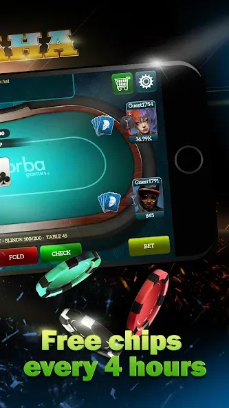 Live Poker Tables–Texas holdem  [МОД Много монет] Screenshot 4