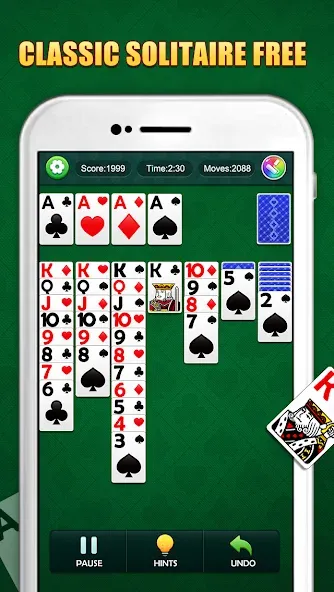 Solitaire Puzzle : Card Jigsaw (Солитер головоломка)  [МОД Бесконечные монеты] Screenshot 1