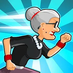 Скачать взлом Angry Gran Run - Running Game (Энгри Гран Ран)  [МОД Меню] - последняя версия apk на Андроид