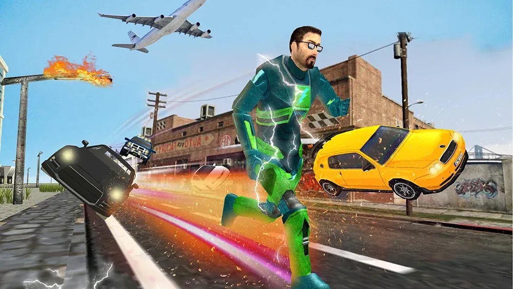 Light Superhero Speed Hero  [МОД Menu] Screenshot 2