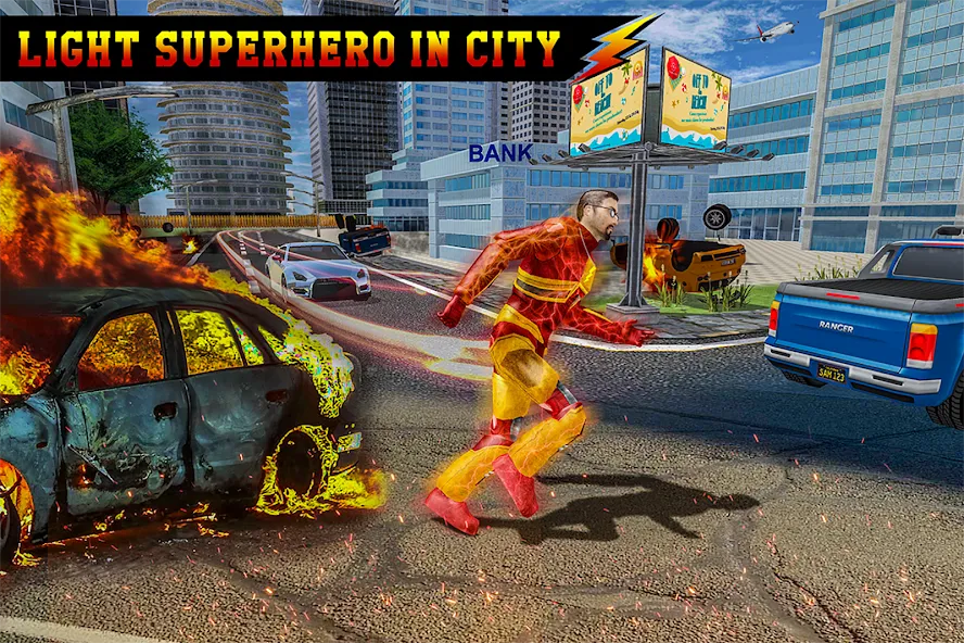 Light Superhero Speed Hero  [МОД Menu] Screenshot 3