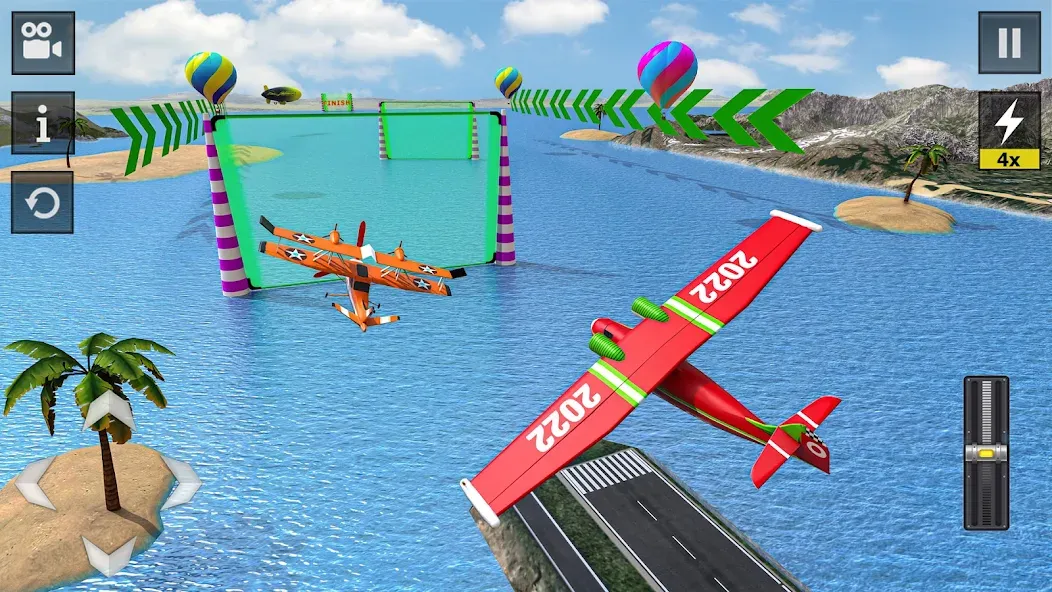 Flight Simulator - Plane Games (Флайт Симулятор)  [МОД Бесконечные деньги] Screenshot 3