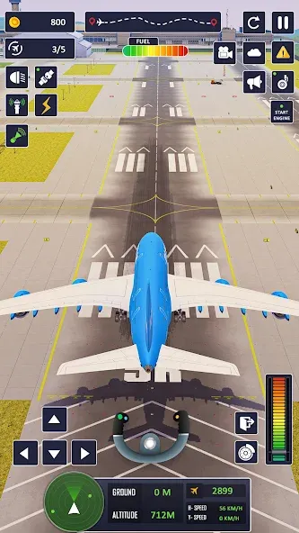 Airplane Game Flight Simulator  [МОД Меню] Screenshot 2