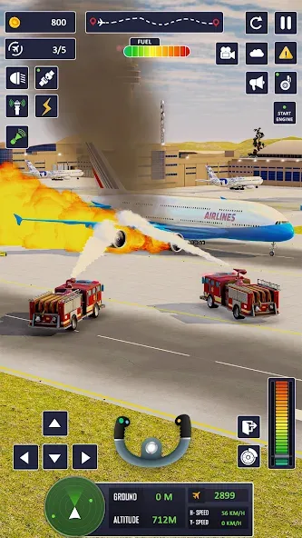 Airplane Game Flight Simulator  [МОД Меню] Screenshot 5