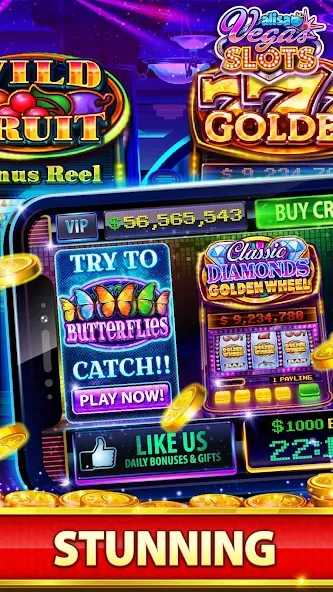 VEGAS Slots by Alisa – Free Fu (Вегас Слоты от Алисы)  [МОД Unlimited Money] Screenshot 5