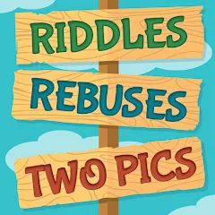 Взлом Riddles, Rebuses and Two Pics  [МОД Unlocked] - стабильная версия apk на Андроид