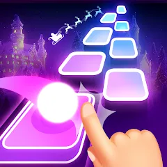 Скачать взломанную Tiles Hop: EDM Rush (Тайлс Хоп)  [МОД Menu] - полная версия apk на Андроид