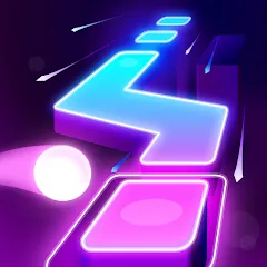 Скачать взломанную Dancing Ballz: Magic Tiles (Дансинг Болз)  [МОД Unlimited Money] - последняя версия apk на Андроид