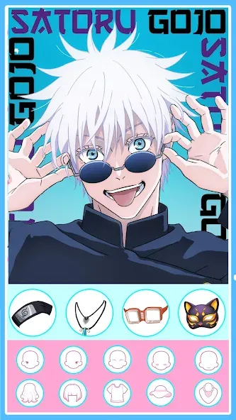 Anime Avatar Maker 2: Dress Up (Долл Аниме Аватар Мейкер Гейм)  [МОД Menu] Screenshot 1