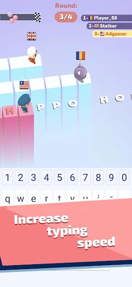 A4 Typer - Play and increase y  [МОД Много денег] Screenshot 1