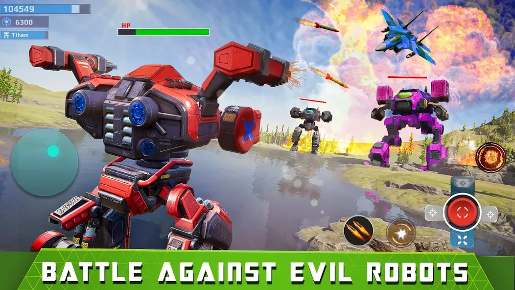 Mech Robot Wars - Multi Robot  [МОД Mega Pack] Screenshot 1