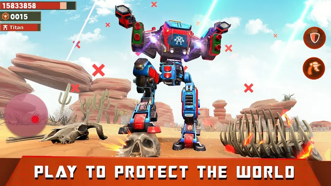 Mech Robot Wars - Multi Robot  [МОД Mega Pack] Screenshot 3