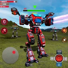 Взлом Mech Robot Wars - Multi Robot  [МОД Mega Pack] - последняя версия apk на Андроид