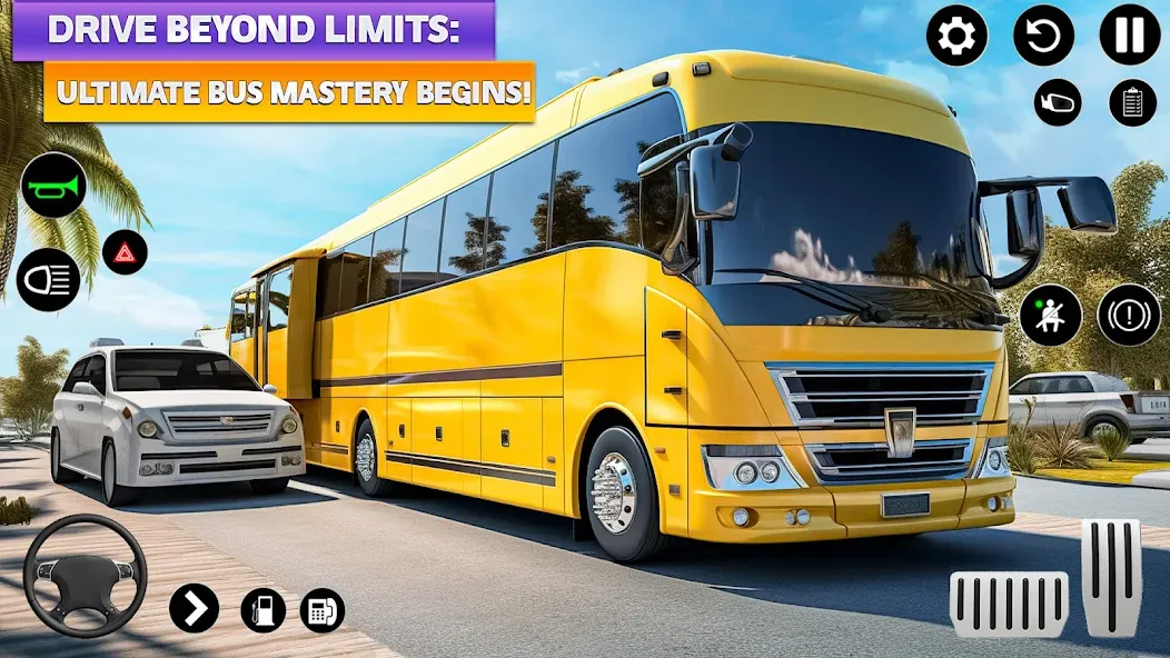 Ultimate Bus Driving Simulator (Ультимативный симулятор вождения автобуса)  [МОД Много монет] Screenshot 2