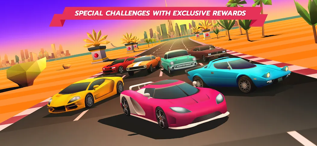 Horizon Chase – Arcade Racing (Хорайзон Чейс)  [МОД Menu] Screenshot 3