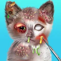 Скачать взломанную Virtual Cat ASMR Spa Makeover (Виртуальный кот  Спа Мэйкавер)  [МОД Много денег] - стабильная версия apk на Андроид