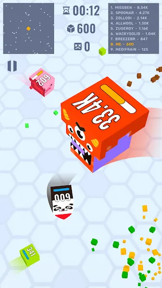 Cube Zone io  [МОД Menu] Screenshot 1