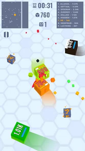 Cube Zone io  [МОД Menu] Screenshot 2