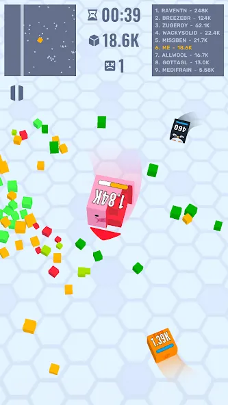 Cube Zone io  [МОД Menu] Screenshot 4