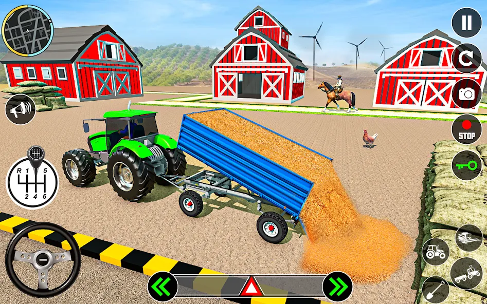 Tractor Farming: Tractor Games (Тракторное хозяйство)  [МОД Unlocked] Screenshot 5