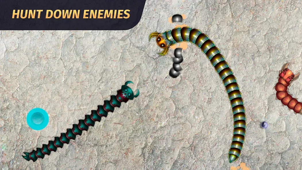 Worm.io - Gusanos Battle  [МОД Меню] Screenshot 2