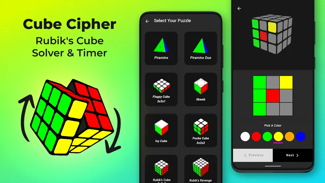 Cube Cipher - Cube Solver (Кубический шифр)  [МОД Menu] Screenshot 1