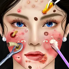 Скачать взломанную ASMR Doctor Game: Makeup Salon (АСМР автономная сенсорная меридиональная реакция)  [МОД Unlimited Money] - полная версия apk на Андроид