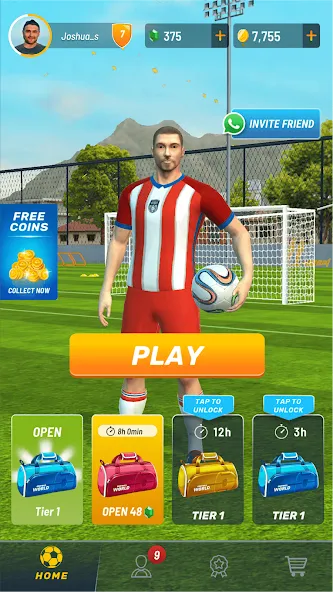 Football World - Real People (Футбол Ворлд)  [МОД Mega Pack] Screenshot 1