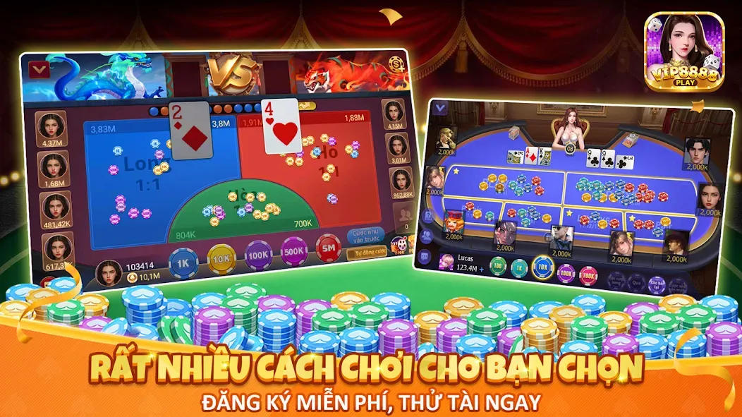 VIP8888 Play - Sòng Bạc ONLINE (ВИП8888 Плей)  [МОД Mega Pack] Screenshot 4