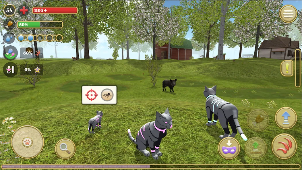 Cat Simulator : Kitties Family  [МОД Menu] Screenshot 5