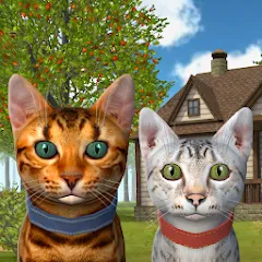 Скачать взломанную Cat Simulator : Kitties Family  [МОД Menu] - последняя версия apk на Андроид