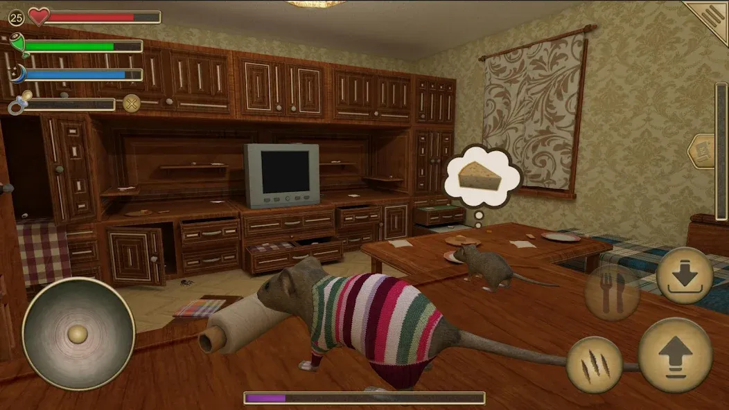 Mouse Simulator :  Forest Home  [МОД Все открыто] Screenshot 2