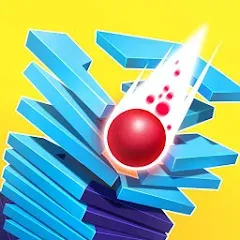 Скачать взломанную Stack Ball - Crash Platforms (Стэк Болл)  [МОД Меню] - стабильная версия apk на Андроид