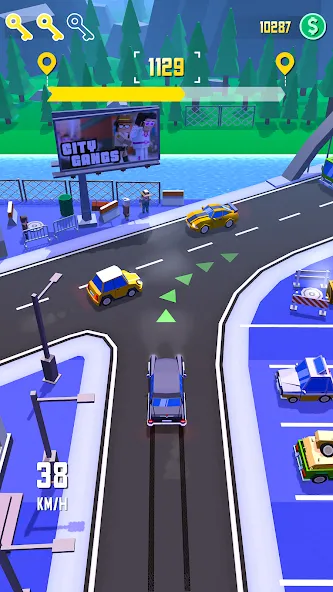 Taxi Run: Traffic Driver (Такси Ран)  [МОД Menu] Screenshot 2