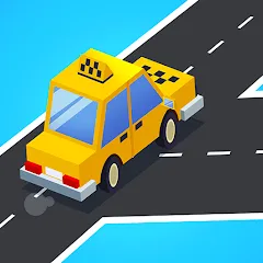 Взломанная Taxi Run: Traffic Driver (Такси Ран)  [МОД Menu] - полная версия apk на Андроид